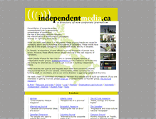 Tablet Screenshot of independentmedia.ca